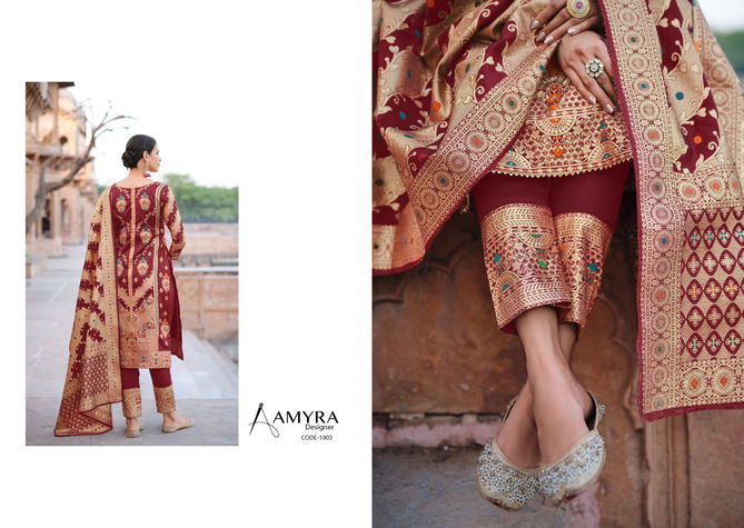 Amyra Lajjao Heavy Designer Wholesale Wedding Salwar Suits